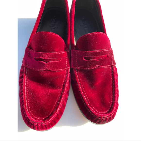 Red Velvet Cole Haan Loafers | Poshmark